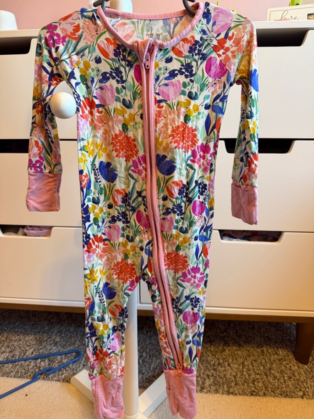 Little Sleepies Floral - Blue, Yellow, Green, Pink